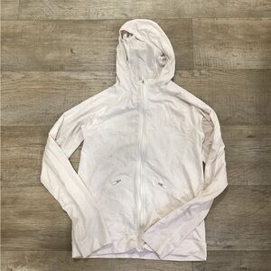 lululemon athletica White Hooded Jacket